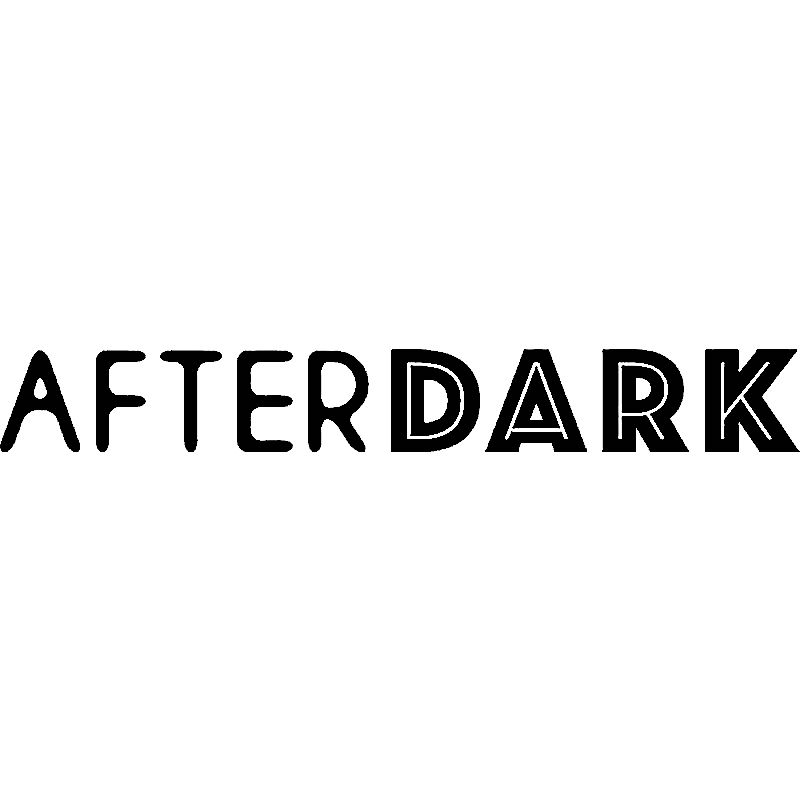 AFTER DARK SIGN BLACK AND WHITE