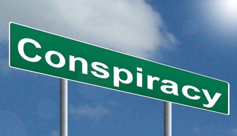 CONPSIRACY GREEN SIGN