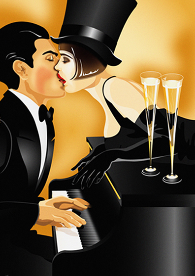 COUPLE PIANO ALCOHOL