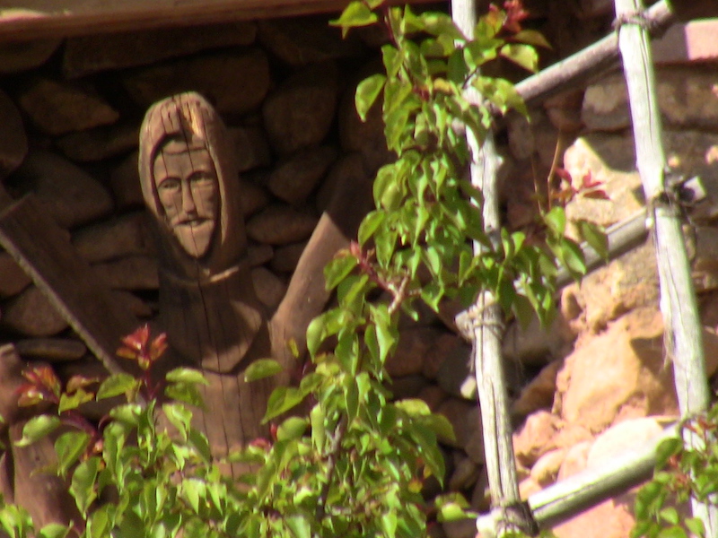 FAKE OUT SANTA FE WOODEN STATUE