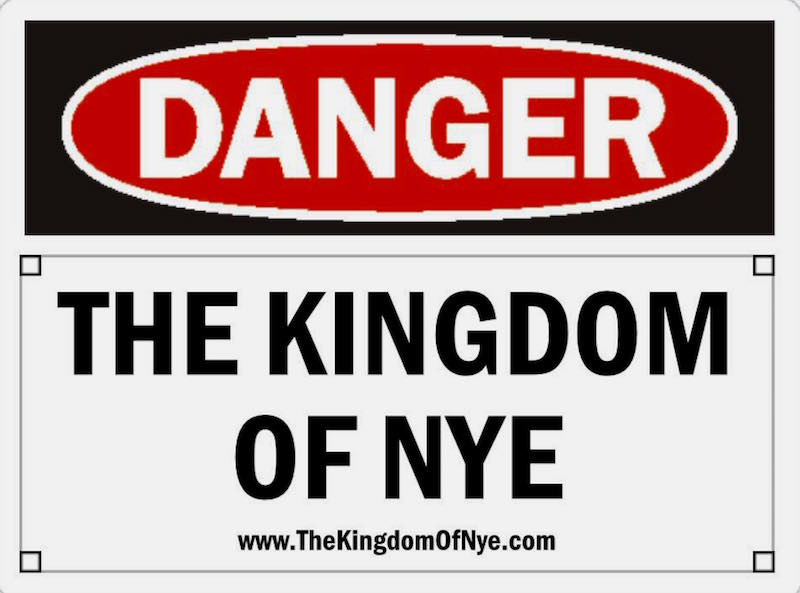 KINGDOM NYE SIGN DANGER KINGDOM NYE SIGN DANGER