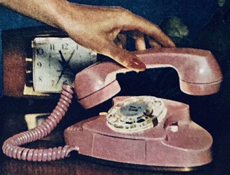 PHONE PINK DIAL TYPE