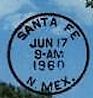 SANTA FE 1960s  STMP MARKER