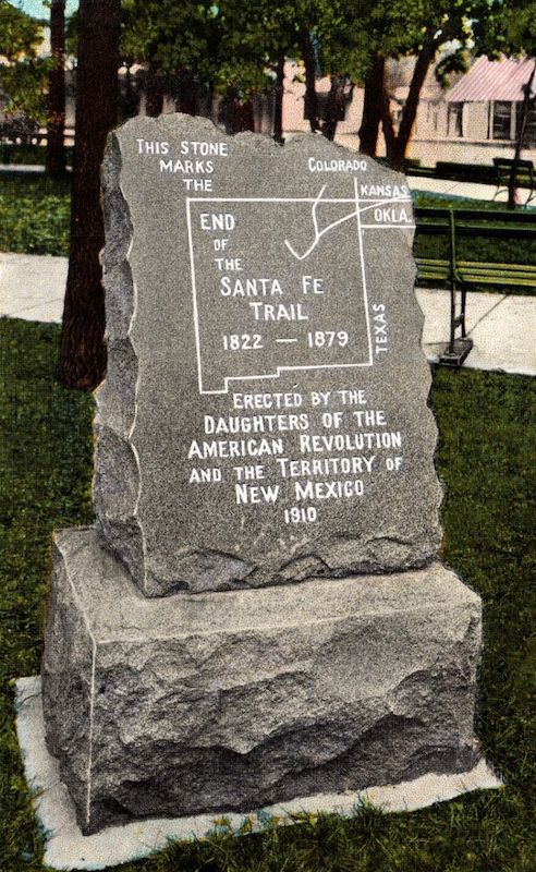 SANTA FE TRAIL MONUMENT MAYBE 1930s