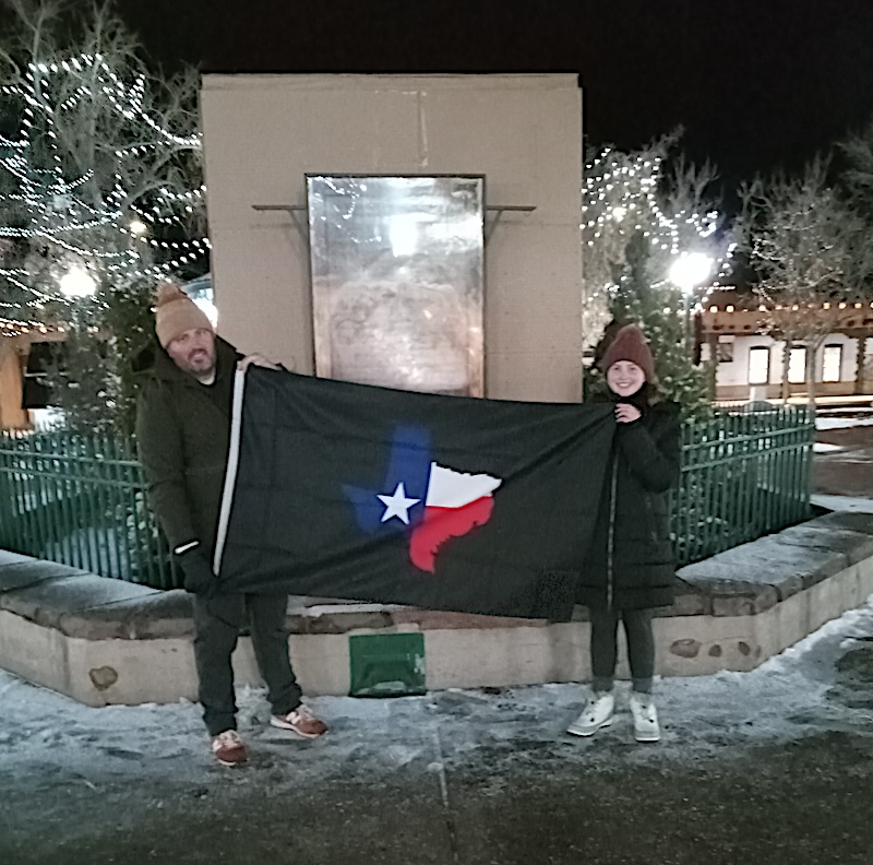 TEX FLAG HEADON MONUMENT 5JAN2023