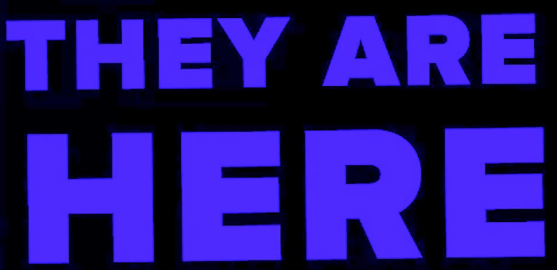 THE Y ARE HERE BLUE