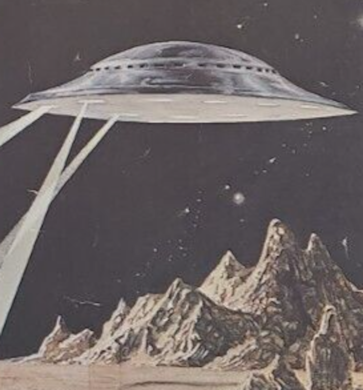 UFO DESERT ILLUSTRAITON BEAMS