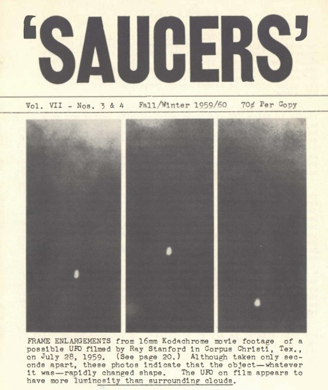 UFO SAUCERS 1959 ARTICLE