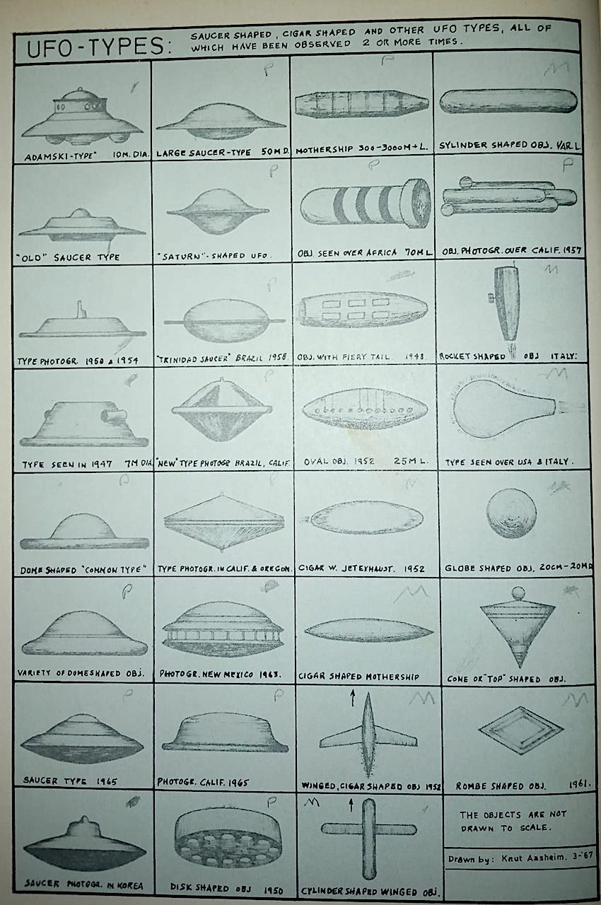 UFO TYPES 10PLUS