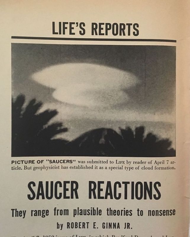 LIFE 1952 FLYING SAUCER
