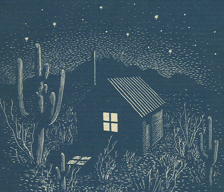 MIDNIGHT-DESERT SHACK