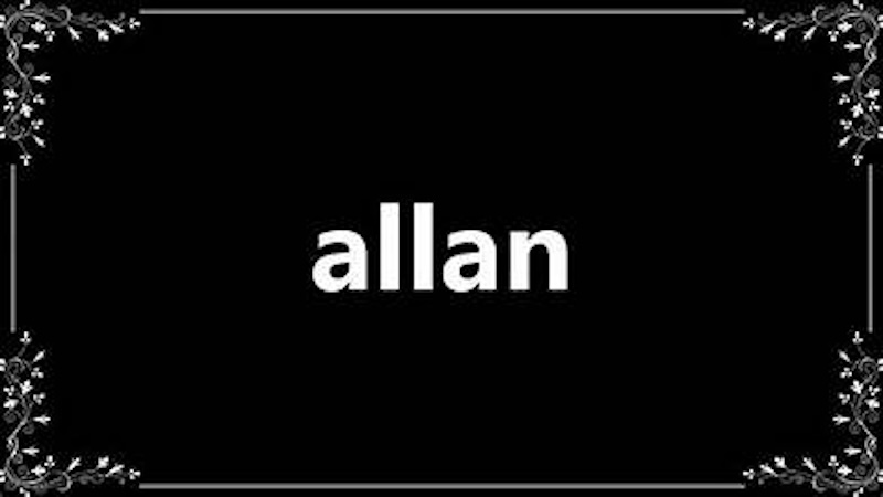 alllan small letters