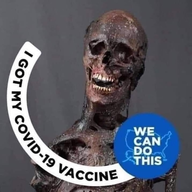 aCOVID 19 MUMMY LIKE