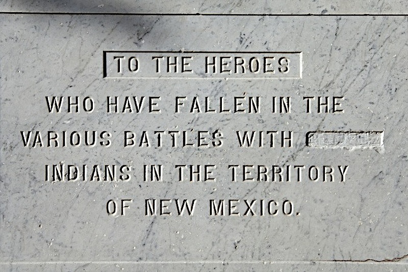 OBELISK PLAQUE BEFORE TOPPLING