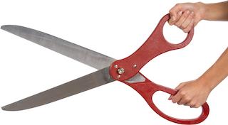 SCISRROS320 RED HANDLES