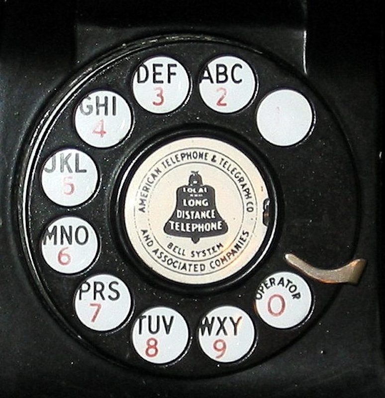 TELEPHONE BLACK DIAL