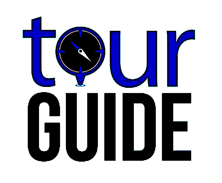 TOUR GUIDE BLUE BLACK WHITE