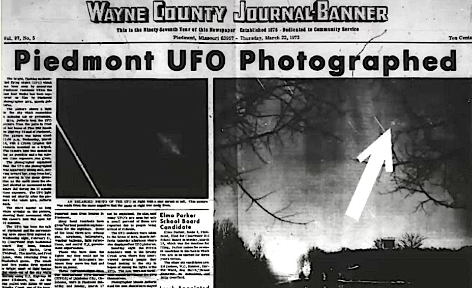 UFO 1973 MO PIEDMONT