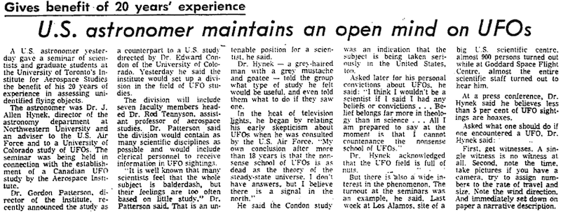 UFO1967SEPT220HYNEK UFO1967SEPT220HYNEK
